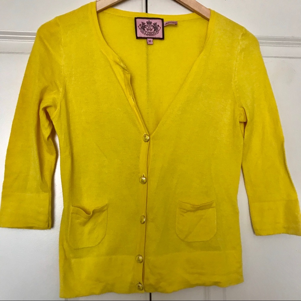 Juicy Couture✨ Yellow Sweater